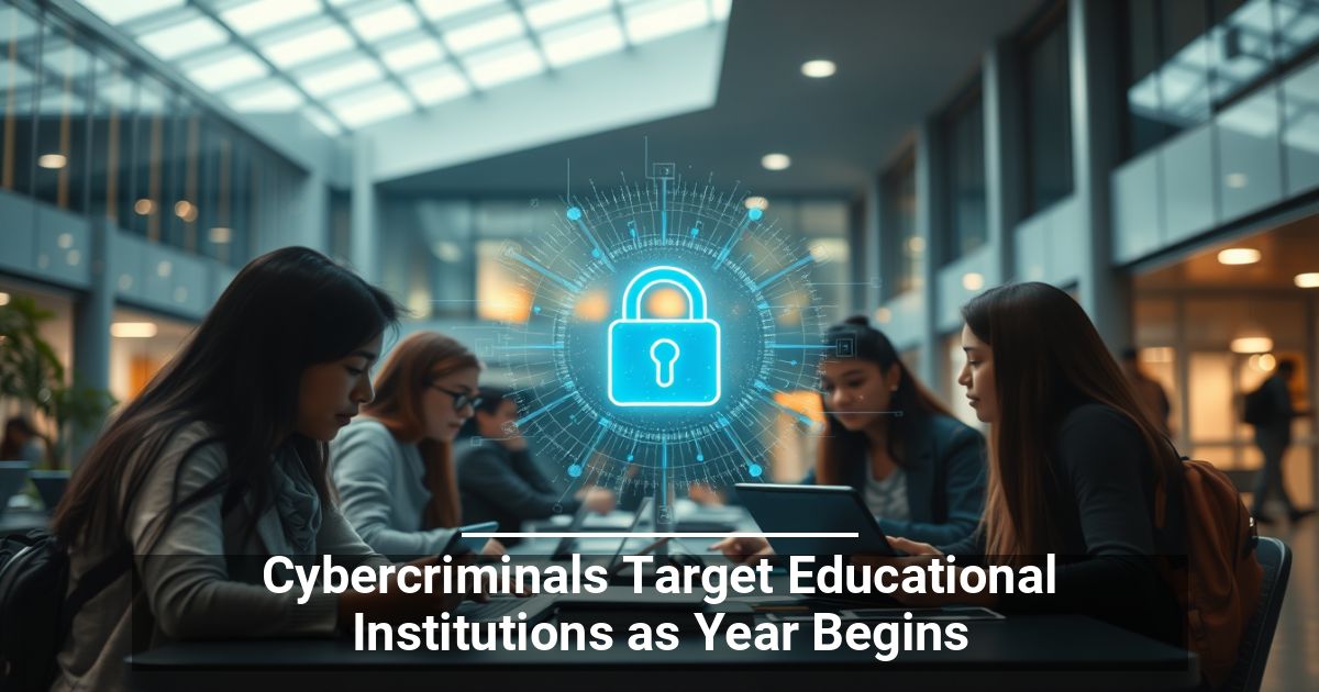 Cybercriminals Target Educational Institutions as Year Begins